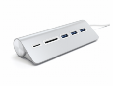 Satechi Aluminum USB 3.0 Hub & Card Reader silver