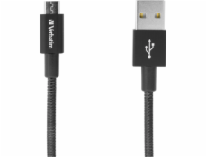 Verbatim Micro USB Cable Sync & Charge 100cm cierna