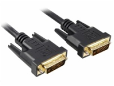 PREMIUMCORD Kabel DVI - DVI propojovací 2m (DVI-D, M/M, dual link)