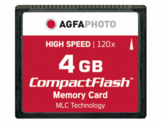 AgfaPhoto Compact Flash      4GB High Speed 120x MLC