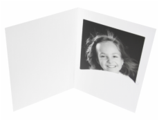 1x100 Daiber portrait folder Profi-Line  up to 9x13 cm white