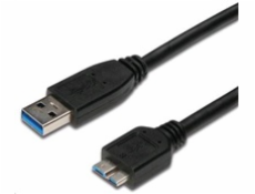 PREMIUMCORD Kabel USB 3.0 A - Micro B 1m, propojovací (M/M)