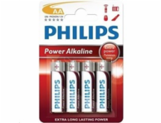 Philips batérie AA PowerLife, alkalická - 4ks