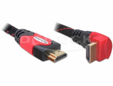 Delock HDMI 1.4 kábel A / A samec / samec pravouhlý, dĺžka 5 metrov