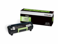 TONER LEXMARK 512H High Yield Return Program Toner Cartridge, 5k pages