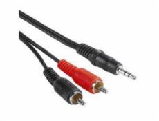 PREMIUMCORD Kabel audio 3,5mm Jack - 2x Cinch 10m (M/M, stereo)