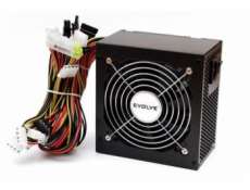 EVOLVEO Pulse zdroj 450W ATX 2.2, tichý, 12cm fan, pas. PFC, 2xSATA, PCIe 6, čierny, bulk balenie