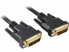 PREMIUMCORD Kabel DVI - DVI propojovací 10m (DVI-D, M/M, dual link)