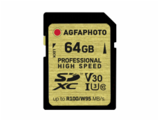 AgfaPhoto SDXC UHS I        64GB Professional High Speed U3 V30