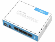 MikroTik hAP Lite (classic), 650MHz CPU, 32MB RAM, 4x LAN, integr. 2.4GHz Wi-Fi, WPS, vč. L4