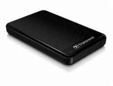 TRANSCEND externí HDD 2,5" USB 3.0 StoreJet 25A3, 1TB, Black (nárazuvzdorný, 256-bit AES)