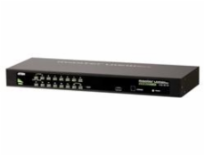 ATEN 16port KVM, PS / 2 + USB, OSD, rack 19 ",