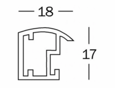 Walther Trendstyle       21x29,7 plast silber DIN A4 KP130S