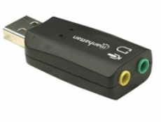 MANHATTAN Zvuková karta USB 3-D Sound Adapter