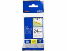 BROTHER TZS151  Black On Clear Adhesive Tape (24 mm)