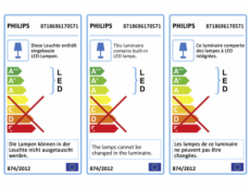 Philips Hue Econic LED Wandleuchte stehend cierna