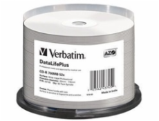 Verbatim CD-R [spindle 50 | 700MB | 52x | white wide printable]