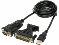 PREMIUMCORD Kabel adaptér USB - sériový port (COM, RS232, redukce)