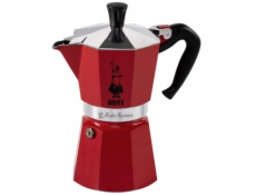 Bialetti Moka Express na 6 sálku červená