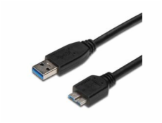 PREMIUMCORD Kabel USB 3.0 A - Micro B 0,5m, propojovací (M/M)