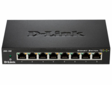 D-Link DGS-108/E "8 port 10/100/1000 Gigabit Metal Housing Desktop Switch
- Unmanaged Copper Gigabit Ethernet Desktop Sw