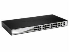 D-Link 24 PoE 10/100/1000 Base-T port with 4 x 1000Base-T /SFP ports