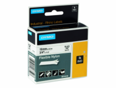 Dymo Rhino Band IND, Nylon 19 mm x 3,5 m cierna na bielej