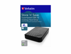 Verbatim Store n Save 3,5    4TB USB 3.0 Gen 2