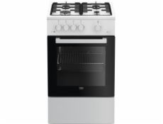 BEKO FSG52020FW, plynová rúra s plynovýma platničkama