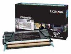 TONER LEXMARK C746, C748 Black High Yield Return Program Toner Cartridge