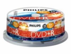 1x25 Philips DVD+R 4,7GB 16x SP