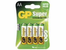 1x4 GP Super Alkaline 1,5V AA Mignon LR06          03015AC4