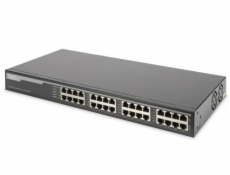 DIGITUS 16-Port Gigabit PoE+ Injektor 16-Port + PoE