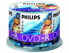 1x50 Philips DVD-R 4,7GB 16x SP