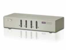 ATEN KVM switch CS-74U USB 4PC audio, vrátane káblov 1.2m