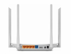 TP-LINK Archer C5 Wireless AC1200 Dual Band Gigabit Router, 1xWAN and 4x Giga LAN, 1x USB2.0, 4 fix.antény, remote mng