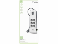 Belkin Surge Plus ochrana proti prepätiu 6-nas. ink.2x USB 2,4A