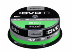 Intenso DVD-R 1x25, 4,7 GB 16x Pamäťové médium