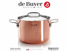 De Buyer Prima Matera Saucepot copper/steel high 24cm induction