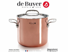 De Buyer Prima Matera Saucepot copper/steel extra high 20cm ind