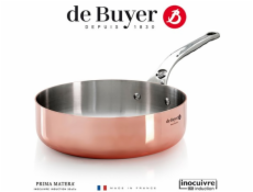 De Buyer Prima Matera Sauté Pan Copper/steel 24cm straight ind.