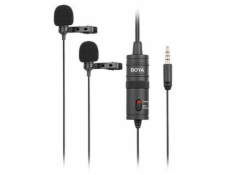 BOYA BY-M1DM     Dual Omni Directional Lavalier Microphone