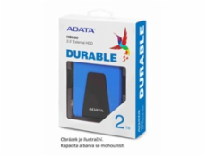 ADATA Externí HDD 1TB 2,5" USB 3.0 DashDrive Durable HD650, červený (gumový, nárazu odolný)