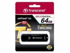 TRANSCEND USB Flash Disk JetFlash®750K, 64GB, USB 3.0, Black