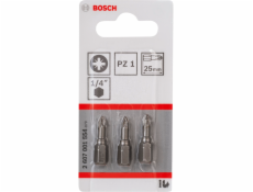 Bosch 3pcs PZ Screwdriver Bit PH1 XH1 25mm