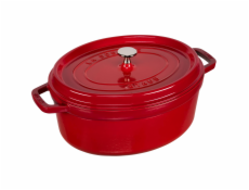 Staub La Cocotte 31cm oval, cervena