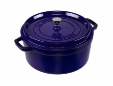 Staub La Cocotte 26cm rund modra