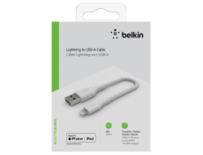 Belkin Lightning to USB-A Cable 15cm, Braided, mfi cert, white