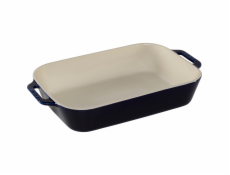 Staub Rectangular Dish Ceramic, dark blue, 34x24x7.6