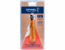 Opinel pocket knife No. 09 carbon blade with wood handle